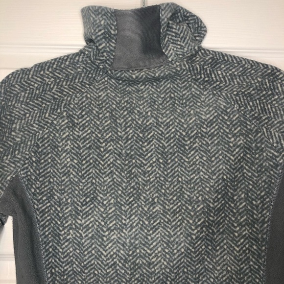 COLUMBIA Quarter Zip Grey Fleece Pullover sweater small - Picture 4 of 9